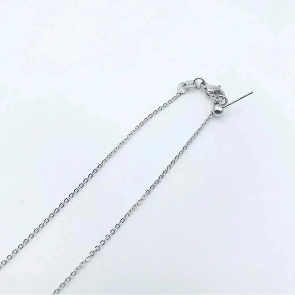 Cable Chain Necklace Gold or Silver Plated - Picture 2 of 6